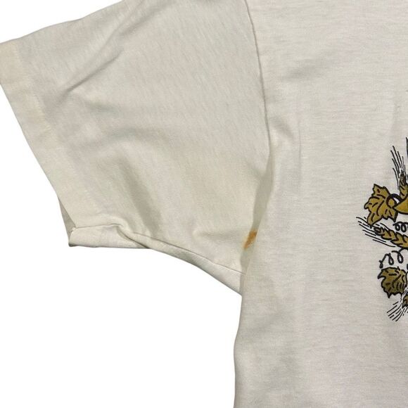 Vintage 1980s Cropped Private Reserve Beer T-Shirt - Picture 4 of 4